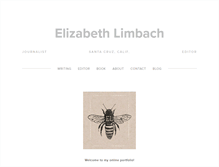 Tablet Screenshot of elizabethlimbach.com